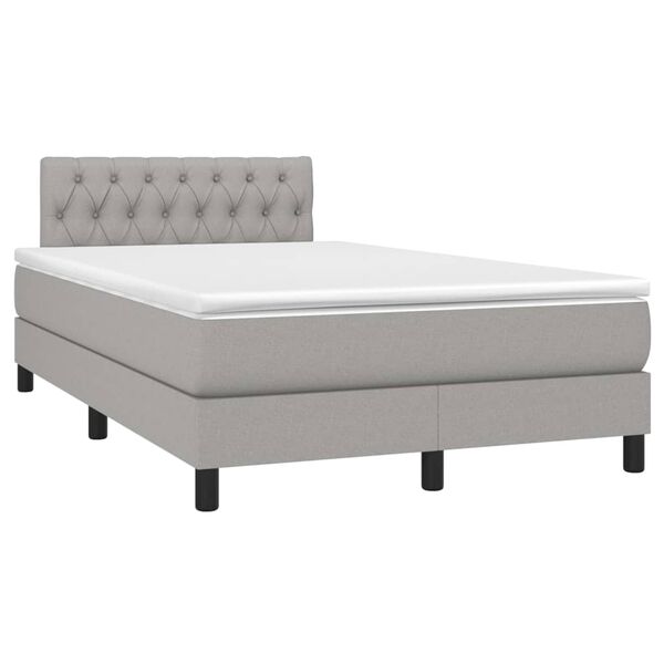 vidaXL &Kappa;&rho;&epsilon;&beta;ά&tau;&iota; Boxspring &mu;&epsilon; &Sigma;&tau;&rho;ώ&mu;&alpha; &Alpha;&nu;&omicron;&iota;&chi;&tau;ό &Gamma;&kappa;&rho;&iota; 120x200 &epsilon;&kappa;. &Upsilon;&phi;&alpha;&sigma;&mu;ά&tau;&iota;&nu;&omicron;