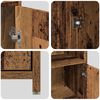 vidaXL Σετ Επίπλων Μπάνιου 4Τεμαχίων Παλιό Ξύλο από Επεξεργασμένο Ξύλο