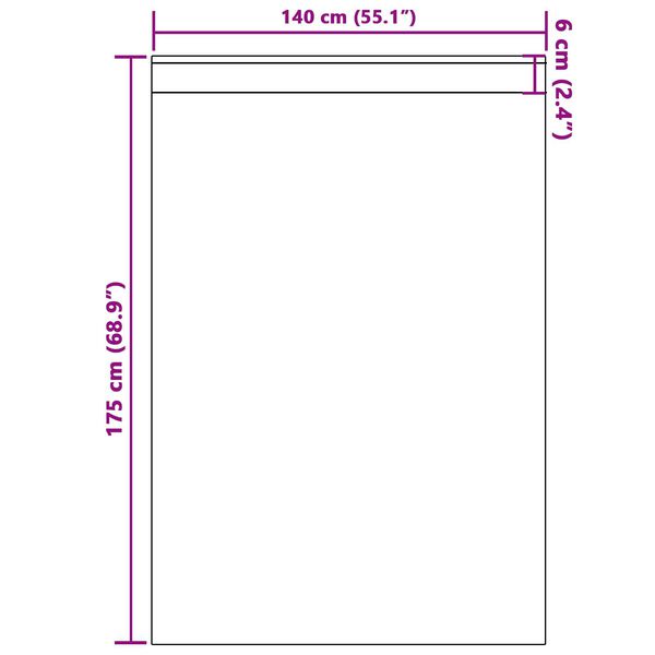 vidaXL Κουρτίνα με κουρτίνες 2 pcs Καφέ 175 x 140 εκ. Βελούδο