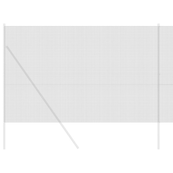 vidaXL Συγκολλητός φράχτης από σύρμα Γκρι 1.5 x 25 m Ατσάλι