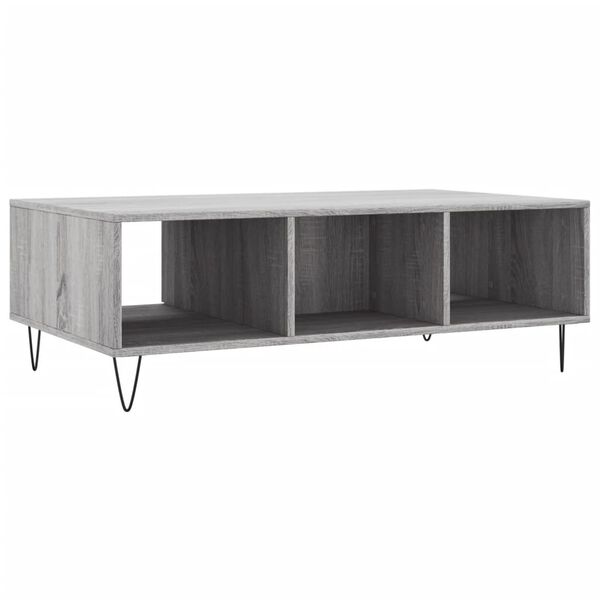 vidaXL Τραπεζάκι Σαλονιού Γκρι Sonoma 104x60x35 εκ. Επεξεργασμένο Ξύλο