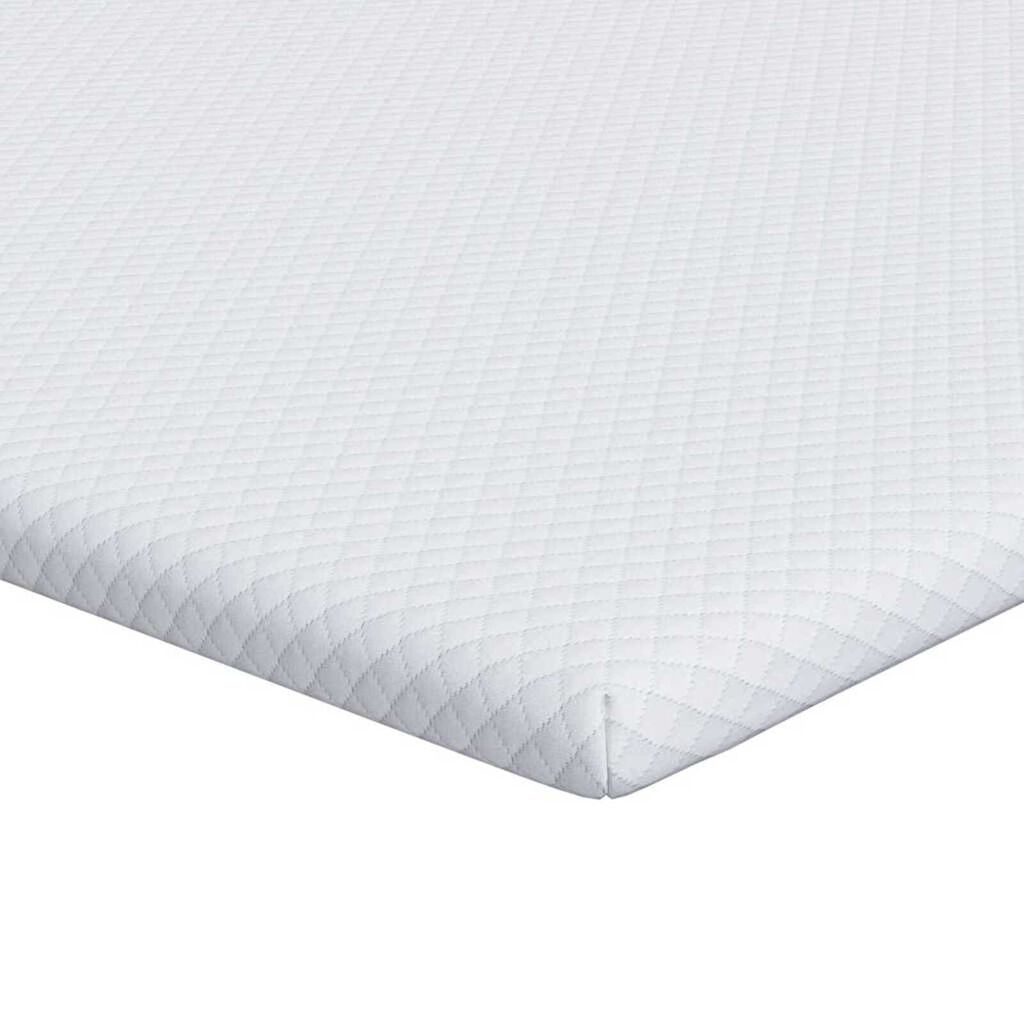 vidaXL Στρώματα Λευκό 70 x 200 cm 100% ύφασμα πολυεστέρα με τζακάρ