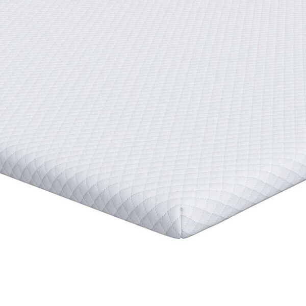 vidaXL Στρώματα Λευκό 70 x 200 cm 100% ύφασμα πολυεστέρα με τζακάρ