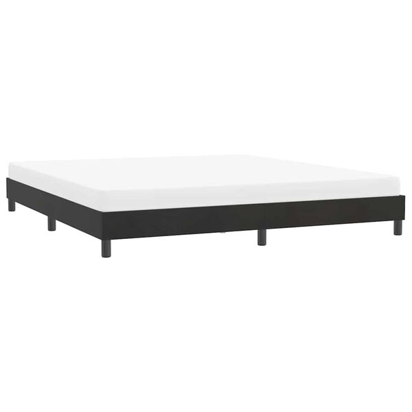vidaXL Πλαίσιο κρεβατιού χωρίς στρώμα Μαύρο 180x210 cm Βελούδινο