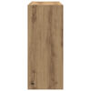 vidaXL Βιβλιοθήκη artisan δρυς 100 x 30 x 72 εκ Επεξεργασμένο ξύλο