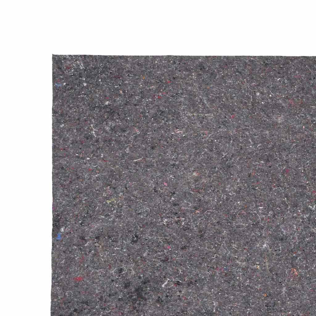 vidaXL Αντιολισθητικό μαλλί ζωγράφου 1020 cm 180 g/m² Γκρι