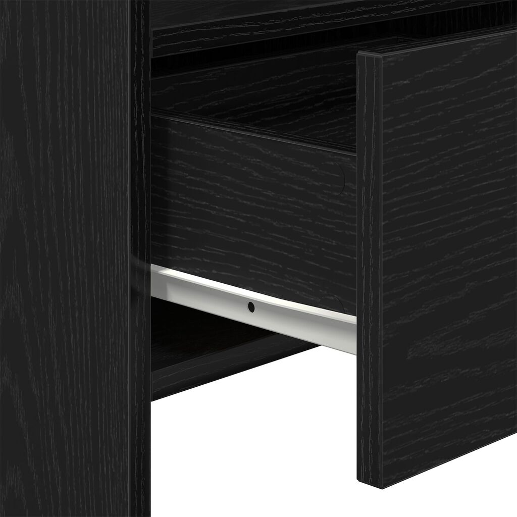vidaXL Μπουφές Μαύρο Δρυς 105x30x70 εκ. από Επεξεργασμένο Ξύλο