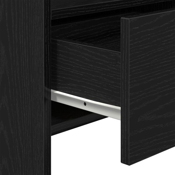 vidaXL Μπουφές Μαύρο Δρυς 105x30x70 εκ. από Επεξεργασμένο Ξύλο