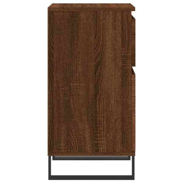 vidaXL Συρταριέρα Καφέ Δρυς 40 x 35 x 70 εκ. από Επεξεργασμένο Ξύλο