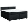 vidaXL &Kappa;&rho;&epsilon;&beta;ά&tau;&iota; Boxspring &mu;&epsilon; &Sigma;&tau;&rho;ώ&mu;&alpha; &Mu;&alpha;ύ&rho;&omicron; 180x200 &epsilon;&kappa;. &Upsilon;&phi;&alpha;&sigma;&mu;ά&tau;&iota;&nu;&omicron;