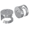 vidaXL &Kappa;&alpha;&mu;&pi;&alpha;&nu;&omicron;ύ&chi;&epsilon;&sigmaf; &beta;ί&delta;&epsilon;&sigmaf; 2 &tau;&mu;&chi;. &Alpha;&sigma;&eta;&mu;ί 15 x 11,5 mm &Mu;έ&tau;&alpha;&lambda;&lambda;&omicron;