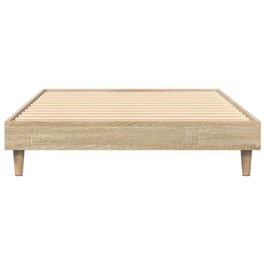 vidaXL Πλαίσιο Κρεβατιού Χωρ. Στρώμα Sonoma Δρυς 100x200εκ Επ. Ξύλο