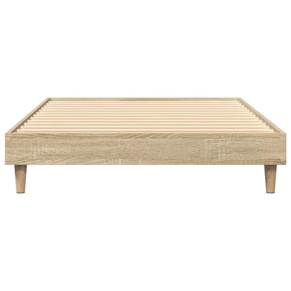 vidaXL Πλαίσιο Κρεβατιού Χωρ. Στρώμα Sonoma Δρυς 100x200εκ Επ. Ξύλο