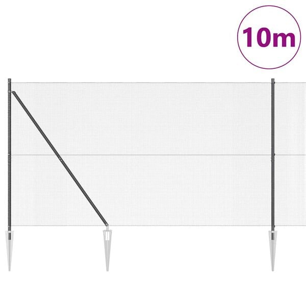 vidaXL &Sigma;&tau;ύ&lambda;&omicron;&sigmaf; &Pi;&epsilon;&rho;&iota;&phi;&rho;ά&xi;&epsilon;&omega;&nu; &Gamma;&kappa;&rho;&iota; 10 x 1,6 &mu; (&delta;ί&chi;&tau;&upsilon; 12 x 12 mm)