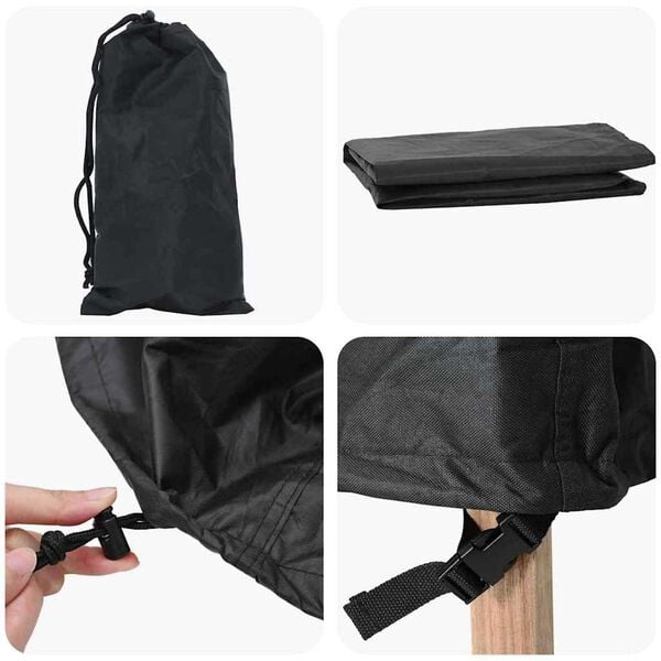 vidaXL Κάλυμμα Επίπλων Εξωτερικού Χώρου 60 x 60 x 45 cm Ύφασμα 420D