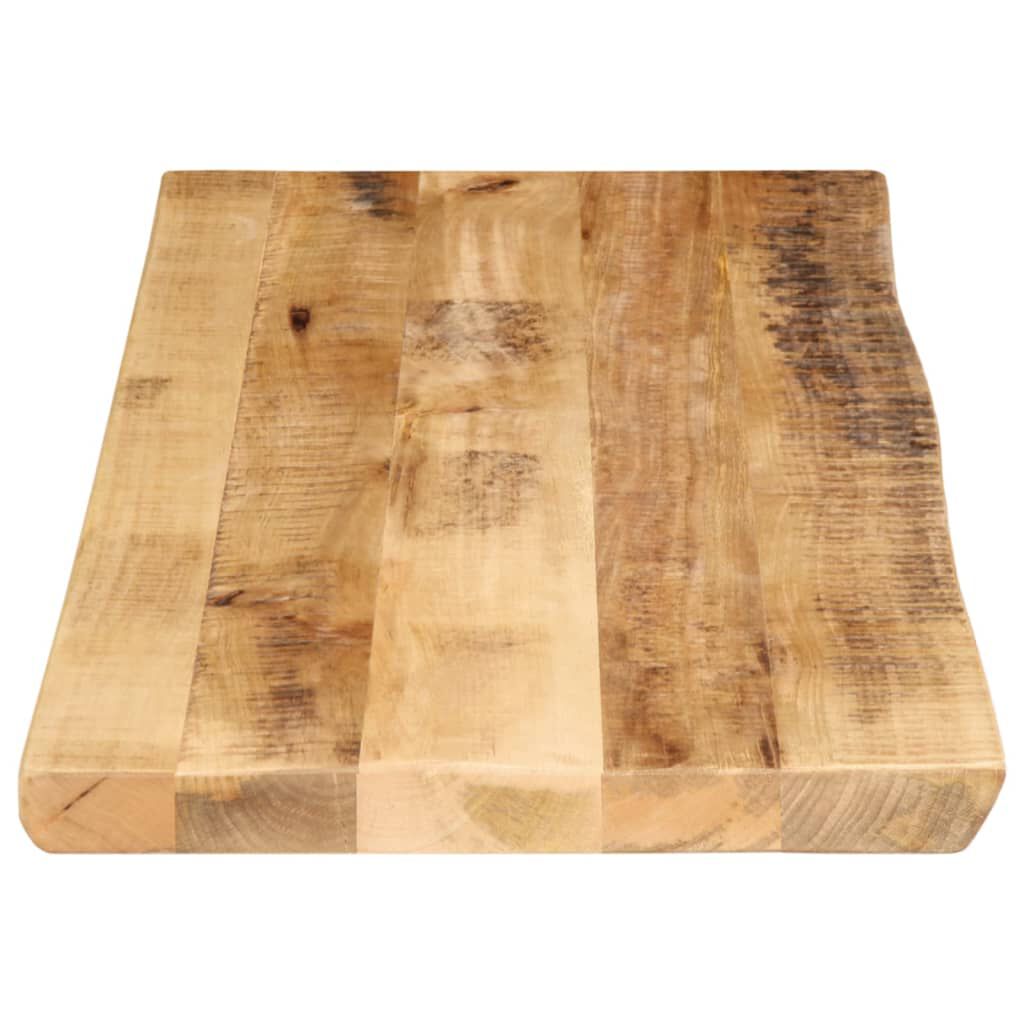 vidaXL Επιφάνεια Τραπεζιού 80x40x3,8 εκ. Live Edge Μασίφ Ξύλο Μάνγκο