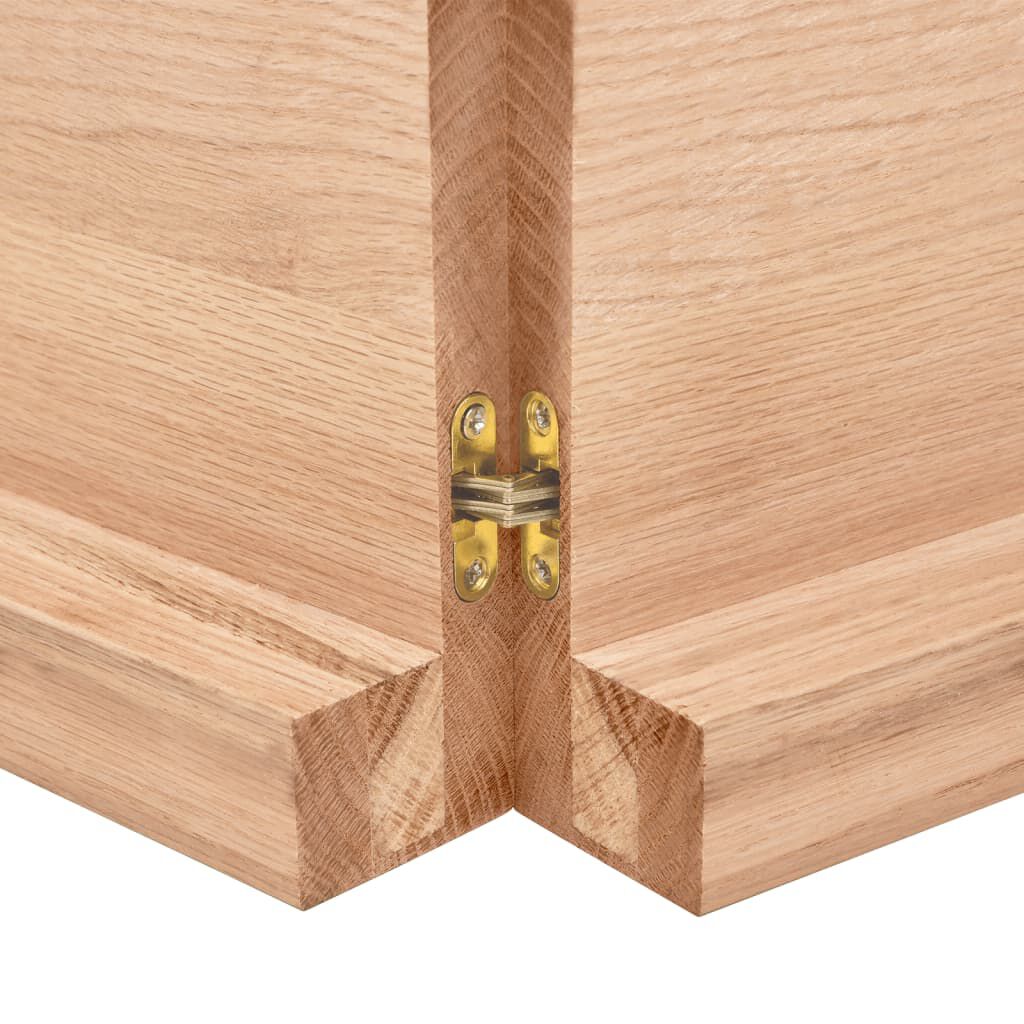 vidaXL Πάγκος Μπάνιου Αν. Καφέ 180x60x(2-6) εκ. Επεξεργ. Μασίφ Ξύλο