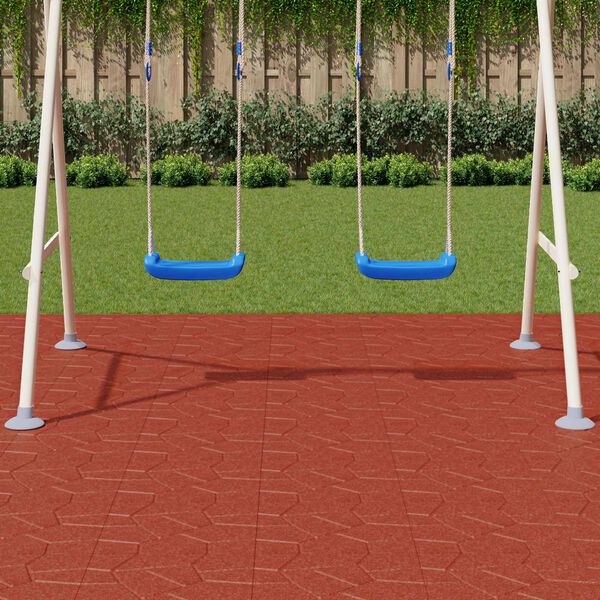 vidaXL &Pi;έ&tau;&rho;&alpha; &beta;ή&mu;&alpha;&tau;&omicron;&sigmaf; 6 pcs &Kappa;ό&kappa;&kappa;&iota;&nu;&omicron; 40,5 x 40,5 x 2 &epsilon;&kappa;. &Lambda;ά&sigma;&tau;&iota;&chi;&omicron;