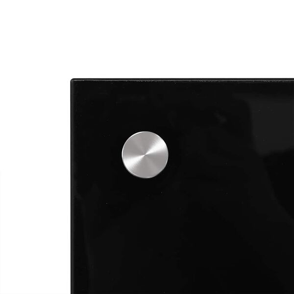 vidaXL Πλάτη Κουζίνας Μαύρη 90 x 50 εκ. από Ψημένο Γυαλί
