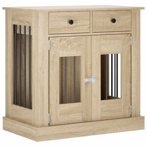 vidaXL Έ&pi;&iota;&pi;&lambda;&omicron; &gamma;&iota;&alpha; &kappa;&lambda;&omicron;&upsilon;&beta;ί &sigma;&kappa;ύ&lambda;&omicron;&upsilon; Sonoma &Delta;&rho;&upsilon;&sigmaf; 80 x 47,5 x 80 &epsilon;&kappa;