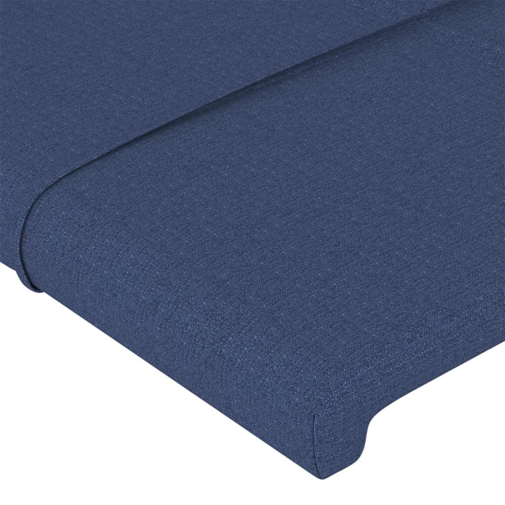 vidaXL Κεφαλάρι με Πτερύγια Μπλε 83x23x118/128 εκ. Υφασμάτινο