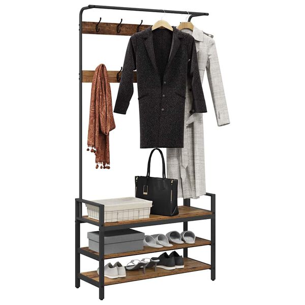 vidaXL &Kappa;&rho;&epsilon;&mu;ά&sigma;&tau;&rho;&alpha; &Pi;&alpha;&lambda;&iota;ό &xi;ύ&lambda;&omicron; 95 x 34 x 184 &epsilon;&kappa; &Epsilon;&pi;&epsilon;&xi;&epsilon;&rho;&gamma;&alpha;&sigma;&mu;έ&nu;&omicron; &xi;ύ&lambda;&omicron;