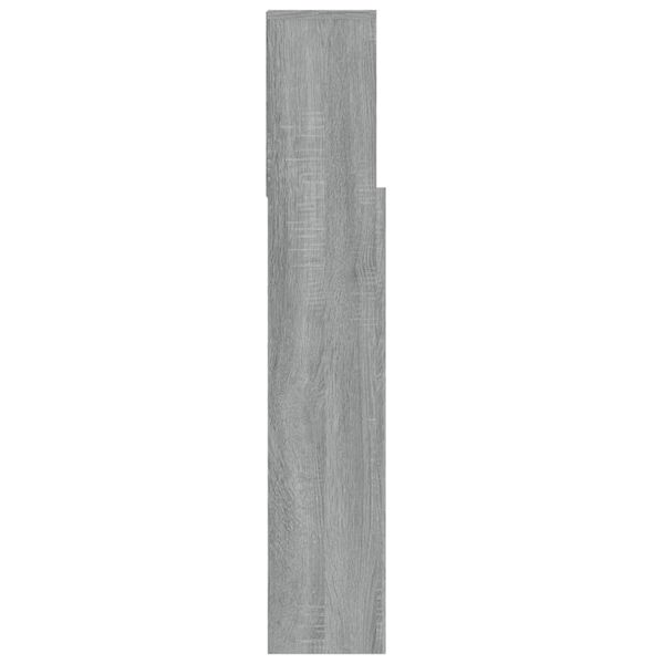 vidaXL Κεφαλάρι Με Αποθηκευτικό Χώρο Γκρι Sonoma 100x19x103,5 εκ.