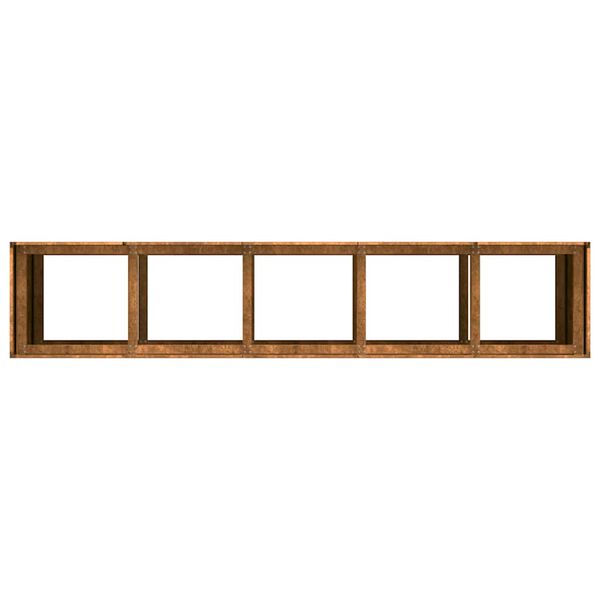 vidaXL Ζαρντινιέρα 200x40x80 εκ. Ατσάλι Σκληρυθέν στον Αέρα