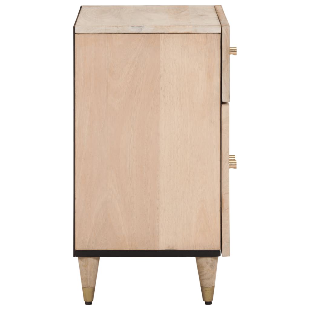 vidaXL Κομοδίνο 50 x 33 x 60 εκ. από Μασίφ Ξύλο Μάνγκο