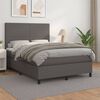 vidaXL &Kappa;&rho;&epsilon;&beta;ά&tau;&iota; Boxspring &mu;&epsilon; &Sigma;&tau;&rho;ώ&mu;&alpha; &Gamma;&kappa;&rho;&iota; 140x190&epsilon;&kappa;. &alpha;&pi;ό &Sigma;&upsilon;&nu;&theta;&epsilon;&tau;&iota;&kappa;ό &Delta;έ&rho;&mu;&alpha;