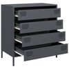 vidaXL Ντουλάπι Ανθρακί 68x39x73,5 εκ. από Χάλυβα Ψυχρής Έλασης