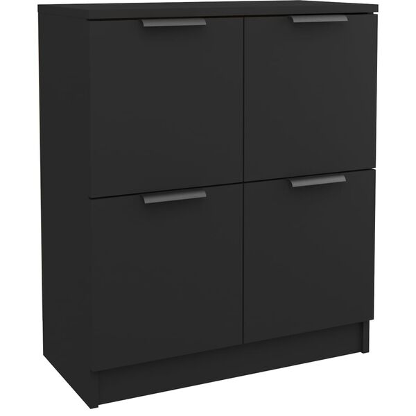 vidaXL Ντουλάπι Μαύρο 60 x 30 x 70 εκ. από Επεξεργασμένο Ξύλο