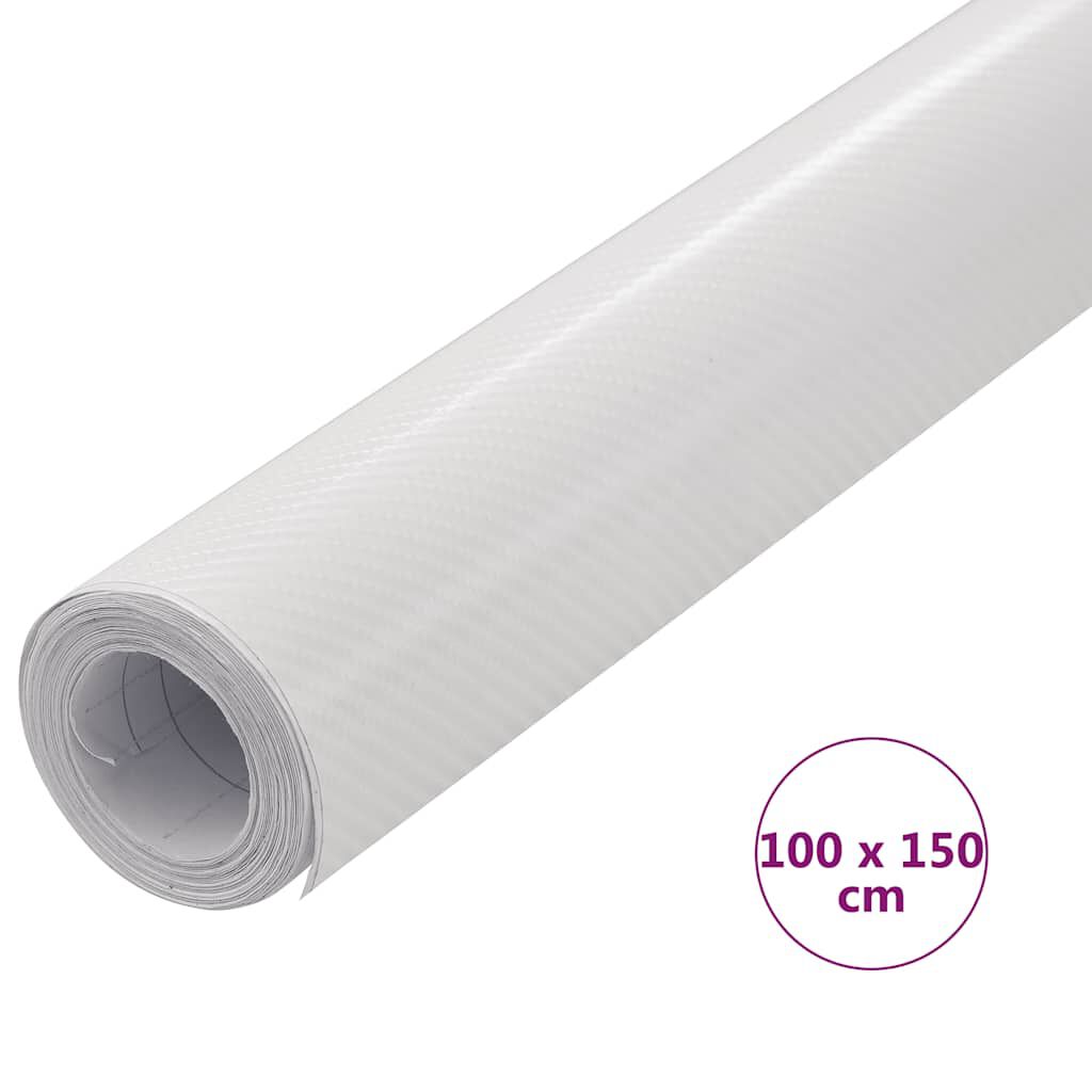vidaXL Μεμβράνη Αυτοκινήτου 4D Λευκή 100 x 150 εκ.