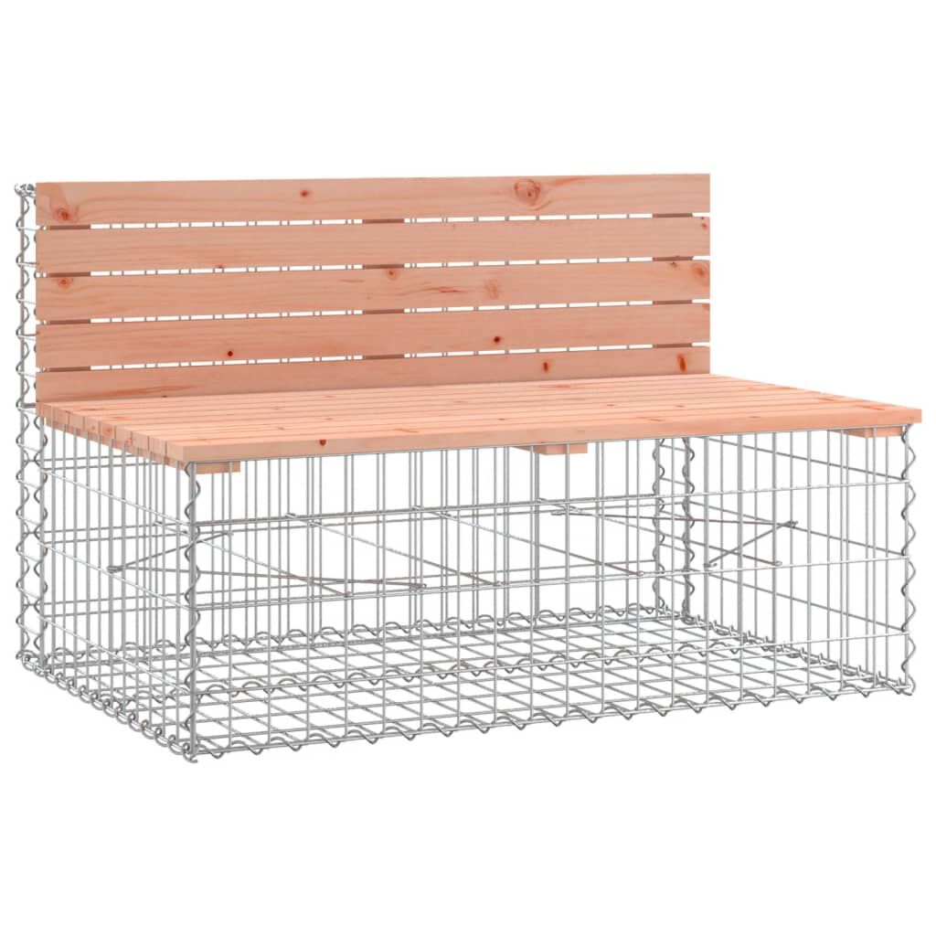 vidaXL Παγκάκι Συρματοκιβώτιο 287x71x65,5 εκ. Μασίφ Ξύλο Ψευδοτσούγκας