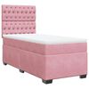 vidaXL &Kappa;&rho;&epsilon;&beta;ά&tau;&iota; Boxspring &mu;&epsilon; &Sigma;&tau;&rho;ώ&mu;&alpha; &Rho;&omicron;&zeta; 80 x 200 &epsilon;&kappa;. &Beta;&epsilon;&lambda;&omicron;ύ&delta;&iota;&nu;&omicron;