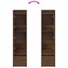 vidaXL Ντουλάπι Καφέ Δρυς 29,5x34x119,5 εκ. Επεξεργασμένο Ξύλο