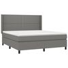 vidaXL &Kappa;&rho;&epsilon;&beta;ά&tau;&iota; Boxspring &mu;&epsilon; &Sigma;&tau;&rho;ώ&mu;&alpha; & LED &Sigma;&kappa;.&Gamma;&kappa;&rho;&iota; 160x200 &epsilon;&kappa; &Upsilon;&phi;&alpha;&sigma;&mu;ά&tau;&iota;&nu;&omicron;