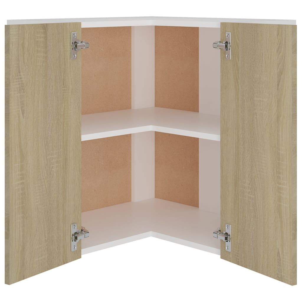 vidaXL Ντουλάπι Γωνία Κρεμαστό Lyon Sonoma Δρυς 57x57x60εκ. από