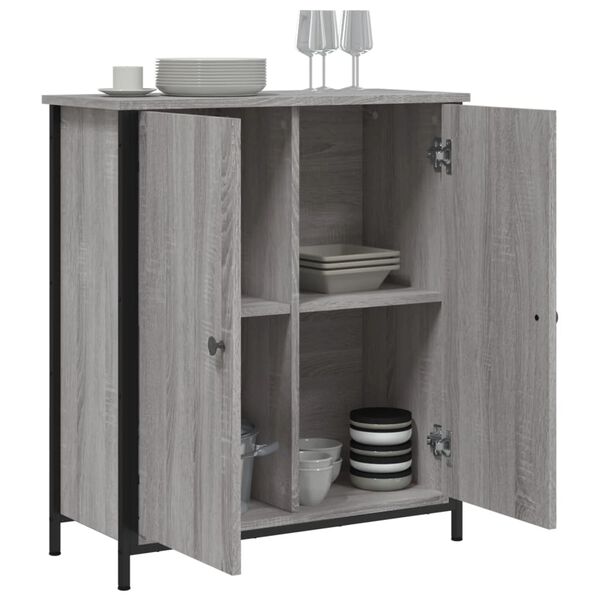 vidaXL Ντουλάπι Γκρι Sonoma 70 x 30 x 80 εκ. από Επεξεργ. Ξύλο
