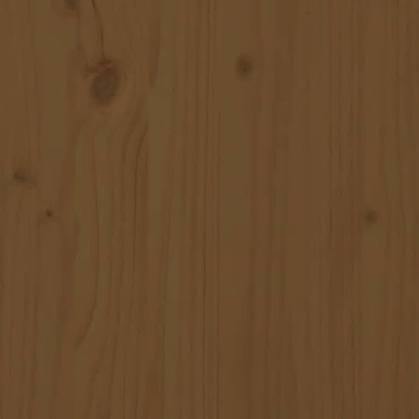 vidaXL Ντουλάπι Ψηλό Καφέ Μέλι 67x40x108,5 εκ. από Μασίφ Ξύλο Πεύκου