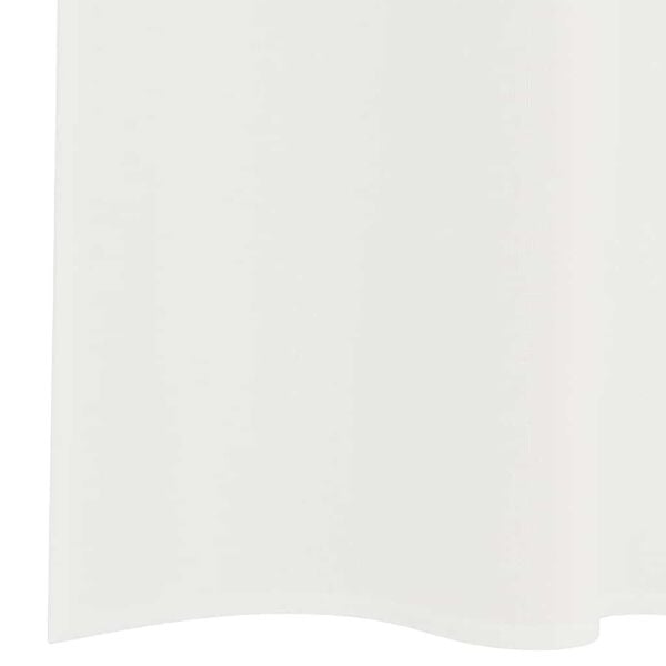 vidaXL Κουρτίνες Voile με βρόχους 2 τεμάχια Λευκό 140x140 cm