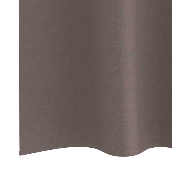 vidaXL Κουρτίνες 2 pcs Σκούρο καφέ Σκούρο καφέ 175 x 140 εκ.