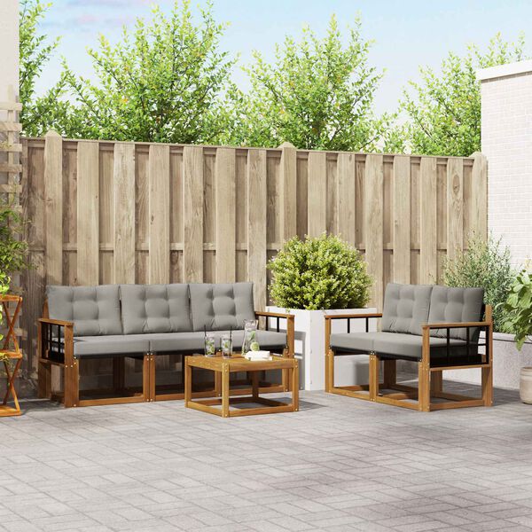 vidaXL &Sigma;&epsilon;&iota;&rho;ά &Kappa;&alpha;&nu;&alpha;&pi;έ &Epsilon;&xi;&omega;&tau;&epsilon;&rho;&iota;&kappa;&omicron;ύ 6 pcs &Phi;&upsilon;&sigma;&iota;&kappa;ό &kappa;&alpha;&iota; &Alpha;&nu;&omicron;&iota;&chi;&tau;ό &Gamma;&kappa;&rho;&iota;