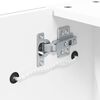 vidaXL Καθρέφτης Μπάνιου με Ντουλάπι & LED Λευκό 60 x 13 x 52 εκ.