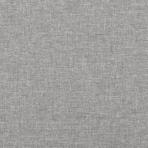 vidaXL Κρεβάτι Boxspring με Στρώμα Ανοιχτό Γκρι 180x200 εκ. Υφασμάτινο