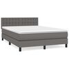 vidaXL &Kappa;&rho;&epsilon;&beta;ά&tau;&iota; Boxspring &mu;&epsilon; &Sigma;&tau;&rho;ώ&mu;&alpha; &Gamma;&kappa;&rho;&iota; 140x190&epsilon;&kappa;. &alpha;&pi;ό &Sigma;&upsilon;&nu;&theta;&epsilon;&tau;&iota;&kappa;ό &Delta;έ&rho;&mu;&alpha;
