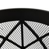 313637 vidaXL Rustic Fire Pit with Poker Φ42x54 cm Steel