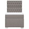 vidaXL &Kappa;&rho;&epsilon;&beta;ά&tau;&iota; Boxspring &mu;&epsilon; &Sigma;&tau;&rho;ώ&mu;&alpha; Taupe 90x190 &epsilon;&kappa;.&Upsilon;&phi;&alpha;&sigma;&mu;ά&tau;&iota;&nu;&omicron;