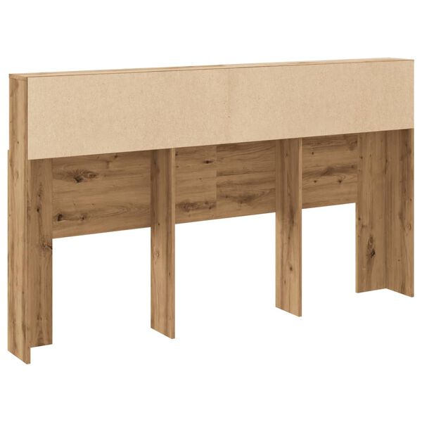 vidaXL Ντουλάπι κεφαλάρι Artisan Oak Κατασκευασμένο ξύλο