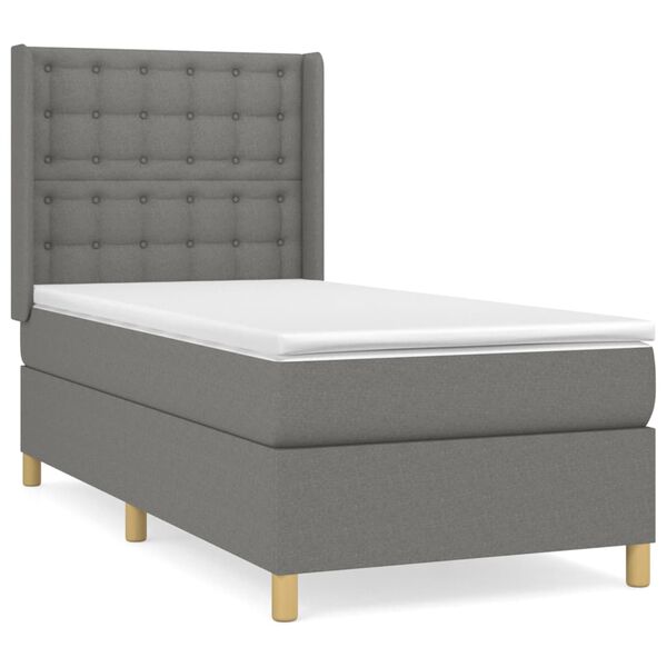 vidaXL &Kappa;&rho;&epsilon;&beta;ά&tau;&iota; Boxspring &mu;&epsilon; &Sigma;&tau;&rho;ώ&mu;&alpha; &Sigma;&kappa;&omicron;ύ&rho;&omicron; &Gamma;&kappa;&rho;&iota; 80x200 &epsilon;&kappa;. &Upsilon;&phi;&alpha;&sigma;&mu;ά&tau;&iota;&nu;&omicron;